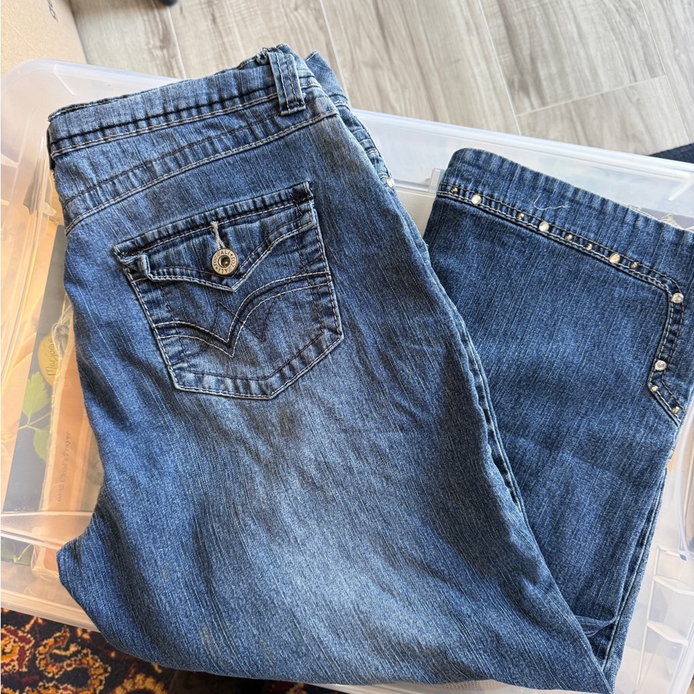 Roz & Ali Classic Blue capris